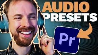 Awesome audio presets to sound good in Adobe Premiere Pro 2024 | Make and Save your Own Presets