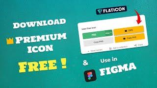 Quick Trick!!! Download Premium SVG Icons for Free from Flaticon | Easy Method!