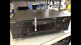 Technics DCC RS DC10 Digital Compact Cassette Repair. Serviced with new SMD Capacitors