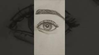 How to draw eyes..pencil sketch...Artistic Creations..#shorts