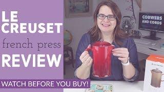 LE CREUSET French Press FULL REVIEW - coffee and tea maker! is it worth it?