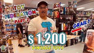 We spent $1,200 in vintage toys? Star Wars grail?