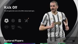 HOW to SETUP JUVENTUS THEME in PES 2021|| My Club || PES 2021