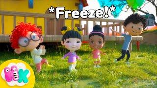 Dance and Freeze song  | HeyKids Nursery Rhymes | Animaj Kids