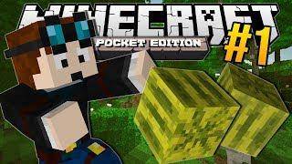 Minecraft: Pocket Edition (PT-EUA) #01 - GAMEPLAY PASSO A PASSO!!!!