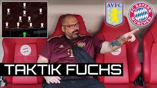 Wenn Fit dann keine Änderungen  FC Bayern Taktik Fuchs  meine Aufstellung gegen den Aston Villa