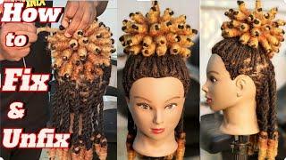 "How to Achieve the Perfect Locknots Bun with Back Knotted Twist-Out: Step-by-Step Tutorial"