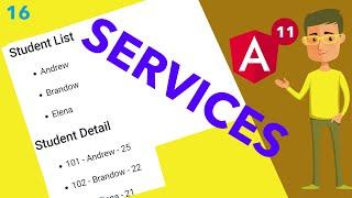  Angular 11 Tutorial -  Services || Ujjwal Technical Tips