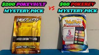 $200 @PokeVault8 HIGH ROLLER Mystery Pack vs. $60 @PokeRev Mega Bonus Pack (Version 5.0)!!