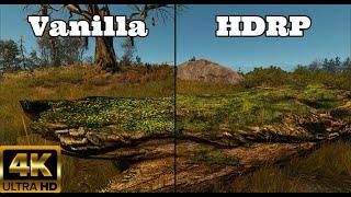 4K The Witcher 3 HD Reworked Project 12.0 Ultimate vs Vanilla | Graphics mods/Textures Comparison