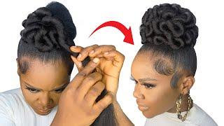 Quick And Easy Hairstyle Using Braid Extension 