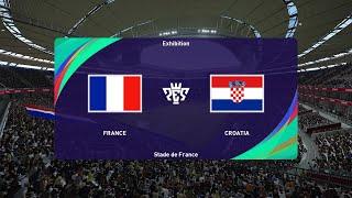 France vs Croatia - Stade de France | 13 June 2022 | PES 2021 Gameplay