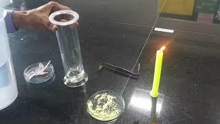 To test the nature of sulphur