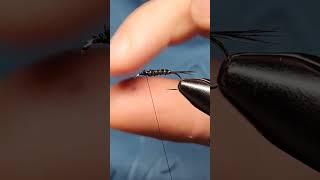 Black Peacock Cruncher #flytying #flyfishing #flyfish