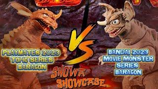 Showa Showcase - Playmates 2023 Baragon vs Bandai MMS 2023 Baragon