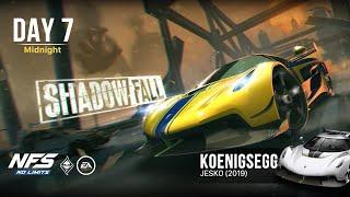 Need For Speed: No Limits | Koenigsegg Jesko (Shadowfall - Day 7 | Midnight) - The Grand Finale!