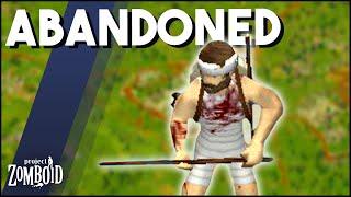 ABANDONED In The Forest in Project Zomboid! Wilderness Survival Challenge.