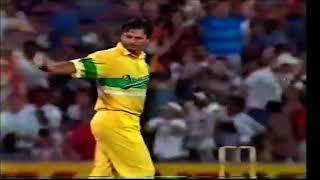 Easy catch for Steve Waugh