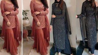 #Trending2022 Sequence georgette Fabric Suit Design for eid/latest eid dress ideas/ Lates eid outfit