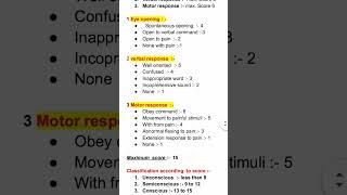Glasgow coma scale //GCS scale//#sbnursingclasses