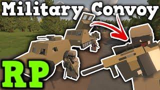 Military Convoy RP - Under fire ! - Unturned 3.0