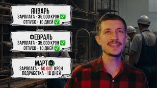 Отпуск каждый месяц + ВЫСОКАЯ зарплата | Работа в Чехии | Вакансия