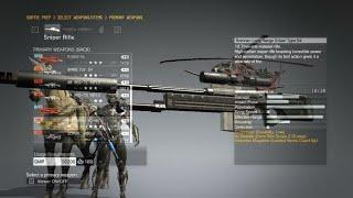 Metal Gear Solid 5  Phantom pain : Brennan LRS 46 Sniper Rifle Vs Helicopter