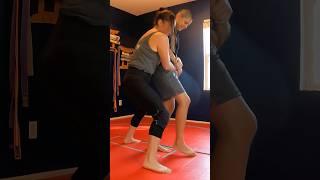 Purple belt Mom trains with wrestler Son #nogi #jiujitsu #nogijiujitsu #mma