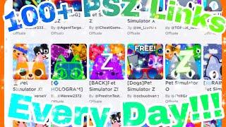 PSZ GLITCH GIVE US EVERY DAY 100+ PET SIMULATOR Z LINKS