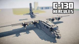 Minecraft Lockheed C-130 Hercules Transport Tutorial