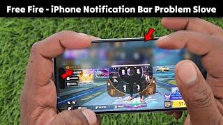 How To Stop Notification Bar While Playing Free Fire in iPhone | Tech Nilesh