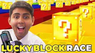 Minecraft LUCKY BLOCK Race with FIFINE AmpliGame AM6