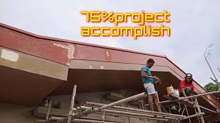 75%project accomplish (foreman Fuentes)