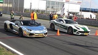 Lamborghini Aventador LP700 vs Ferrari F12 berlinetta