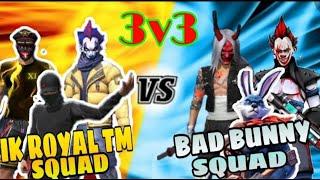 IK ROYAL SQUAD ️ BAD BUNNY SQUAD OP CUSTOM GAME PALY