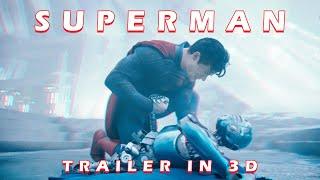 James Gunn's 2024 Superman Trailer in 3D (SBS). 3D Video for 3D Glasses. 100% Unofficial