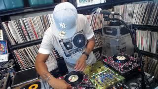 Classic Vinyl 45 Mix Set DJ Ace on custom mini turntables pt2 6-17-18