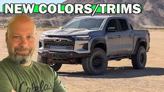 2025 Chevy Colorado New Colors - GMC Canyon Breaks Up Trim Levels