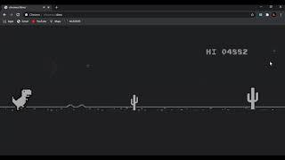 Python Bot plays Chrome Dino game | #RNutro