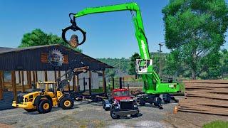 FS25 - Map Riverbend Springs 002 - Forestry, Farming and Construction - LS25