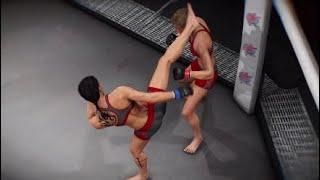 EA UFC 3 - (Female Career Mode) KO Highlights