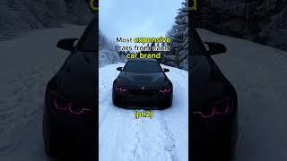 Most Expensive Cars from Each Car Brand // Pt.2