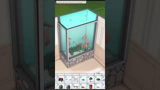 Aquarium wall idea The Sims 4 #sims4 #thesims4 #simstok #ts4#sims #thesims #simstips #sims4tutorial