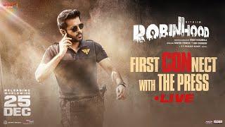 Robinhood First Connect with the Press LIVE | Nithiin | Sreeleela | Venky Kudumula | GV Prakash