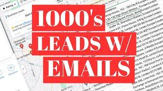 Google Map Data Scraping | Lead Generation | Extract Emails from Google Maps