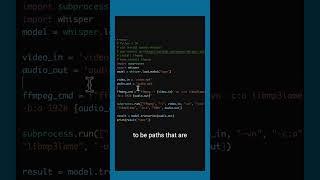 Transcribe Videos wit Python, OpenAI Whisper, & ffmpeg