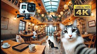 Cat Cafe  Lviv Ukraine | 4K GoPro