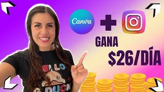  Nuevo Método para Ganar Dinero con CANVA e INSTAGRAM en 2024  (Fácil y Rápido) 