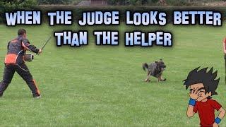 IPO Schutzhund Gone Wrong Dog Attacks Judge looks better than the helper