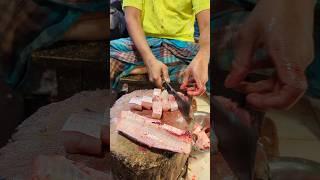 Amazing Fish Cutting Skills | Live Rohu Fish Cutting Skills In Bangladesh Fish Market #shorts